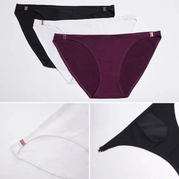 Blooms Size XS Prive Period 2 Pairs of Friendly Travel Panty Purple. New No Tags - Picture 9 of 12